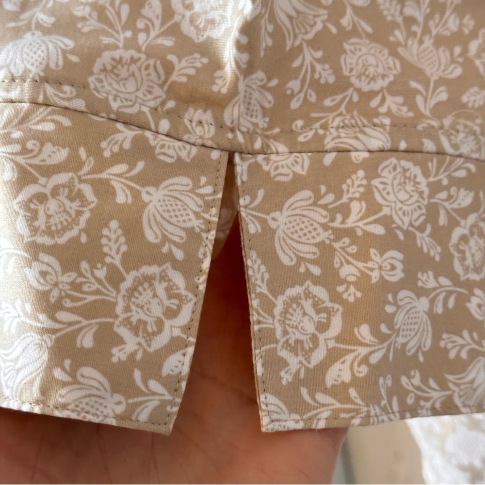 Croft & Barrow Floral Button Down 3/4 Sleeve Top Size 1X NWOT - Picture 6 of 13